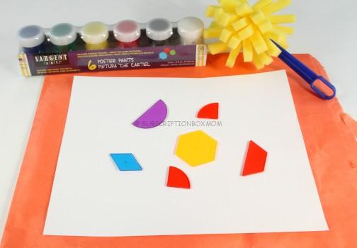 Sponge Paint Shapes (shape recognition)