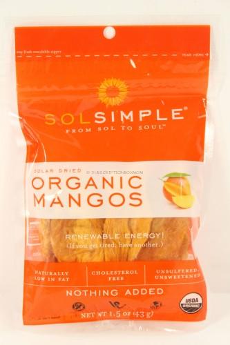 Sol Simple Solar Dried Mangos