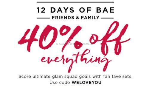 Julep 12 Days of BAE Friends & Family Sale