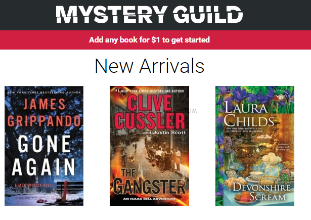 NEW Mystery Guild Book Club Try For 5 99 Subscription Box Mom