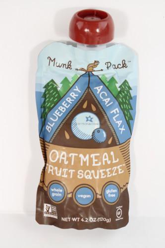 Blueberry Acai Flax Oatmeal Fruit Squeeze by Munk Pack