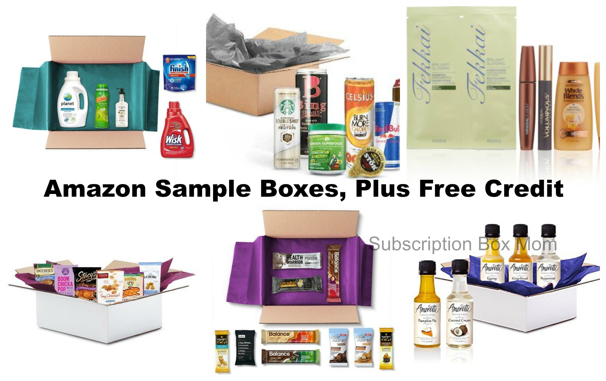 Amazon Sample Boxes (7 Total) + Free Credit W/ Purchase » Subscription ...