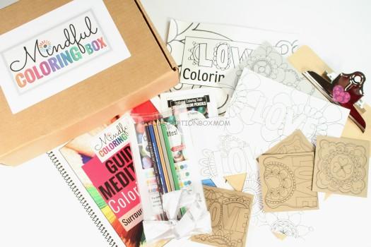 Mindful Coloring Box May 2016 Review 