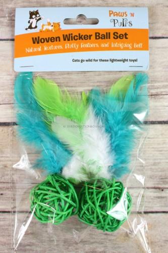 Paws 'n Purrs 2pk Wicker Balls 