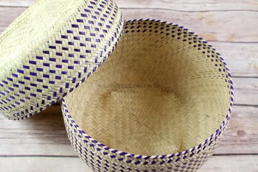  Palm Leaf Flat Basket