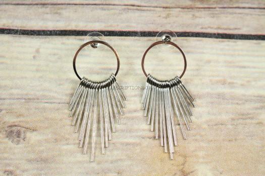 Silver Fringe Earrings