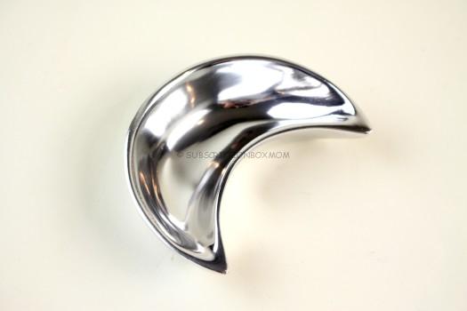 Metal Crescent Moon Dish 