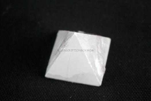 White Selenite Gemstone Pyramid