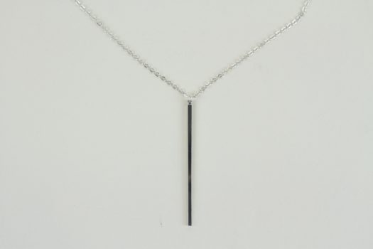 Silver Bar Necklace