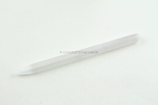 White Selenite Message Wand