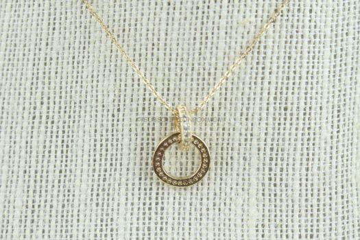 Sophie Harper Interlocking Pave Circles Necklace