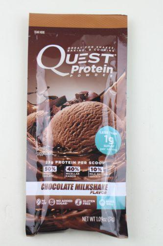 Quest Protein Chocolate Milkshake Flavor