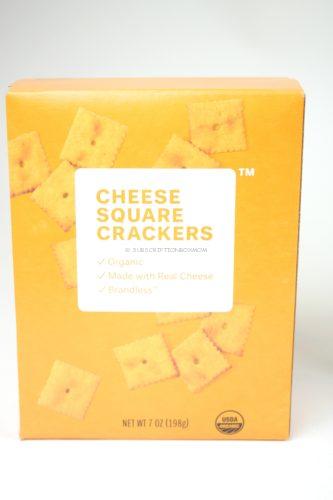 Organic Cheese Square Crackers 