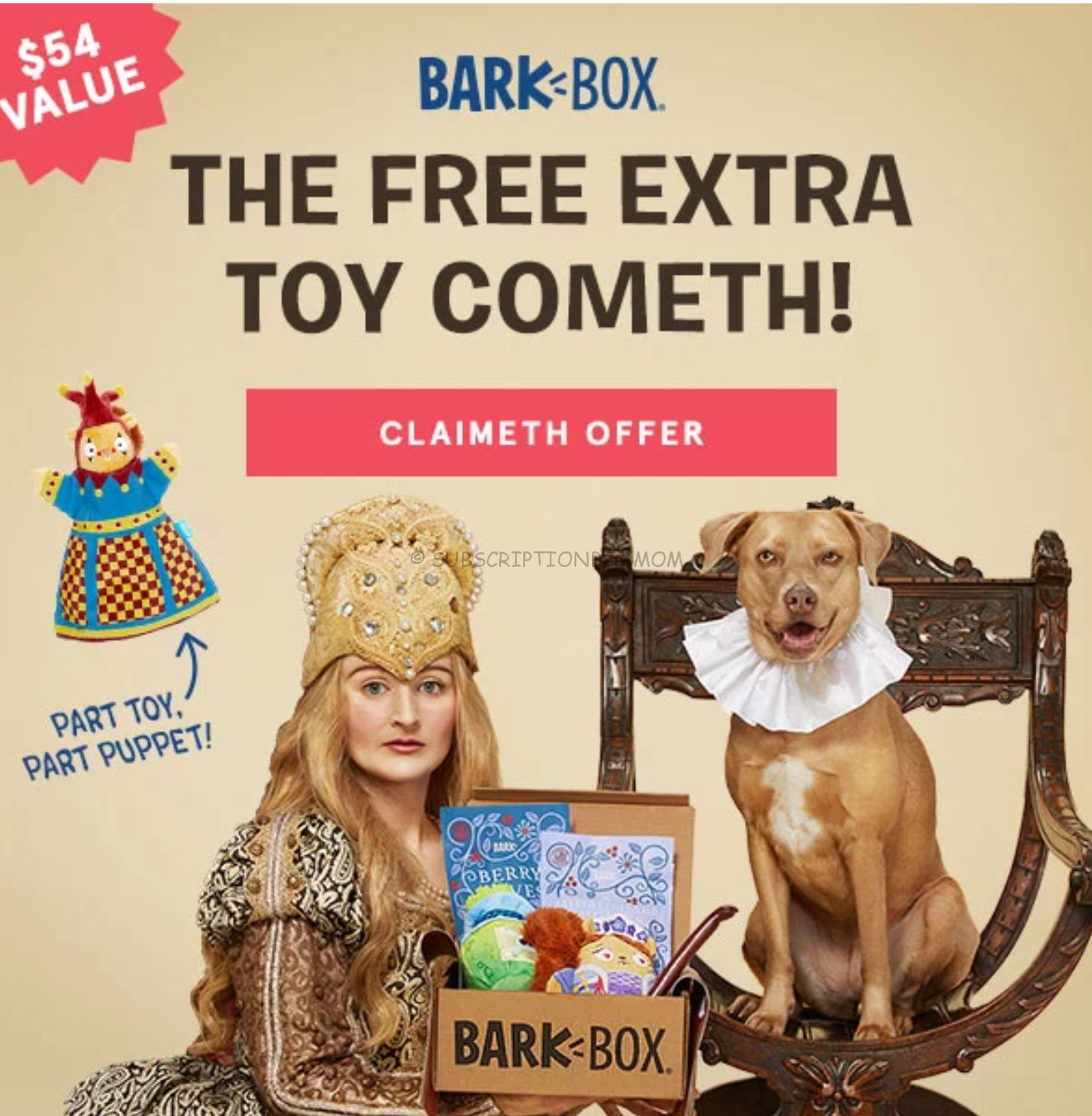 barkbox coupon free toy