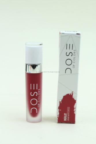 Dose of Colors Liquid Matte Lipstick- Merlot