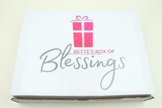 Bette's Box of Blessings July 2019 Review 