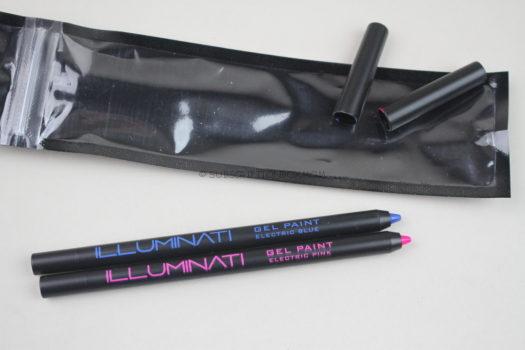 Illuminati Cosmetics Gel Paint Duo in Electric Pink & Blue 