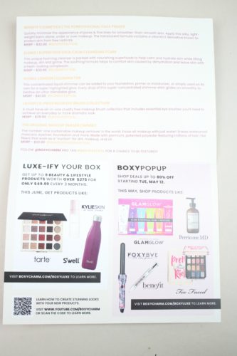 Boxycharm April 2020 Review