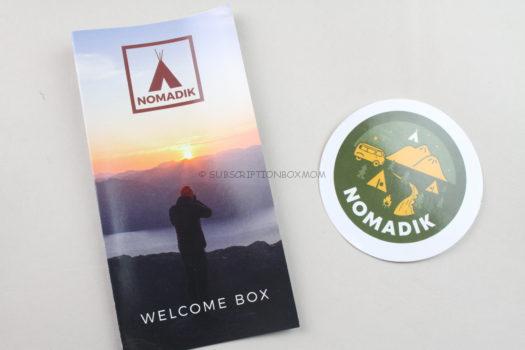 Nomadik Welcome Box 2020 Subscription Box Review