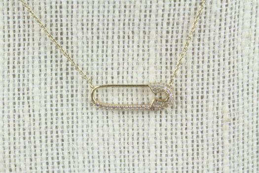 Sophie Harper Safety Pin Necklace Member 