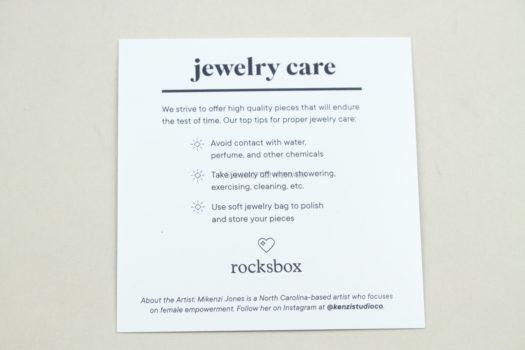 RocksBox January 2021 Jewelry Review