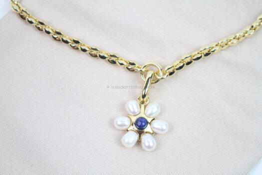 Mignonne Gavigan Safi Necklace in Pearl & Gold 