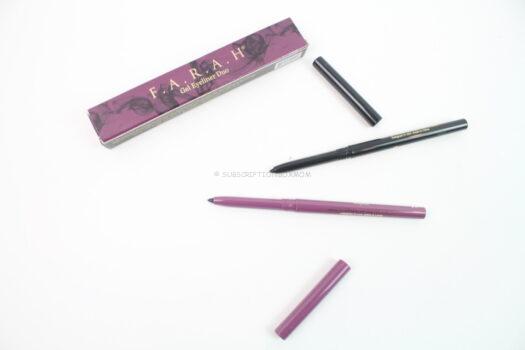 F.A.R.A.H Gel Eyeliner Duo - Absolute Black & Burnt Purple