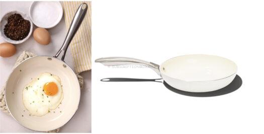 Short Stories X Joe Sasto - 8" Frying Pan in Cream - $45 Value