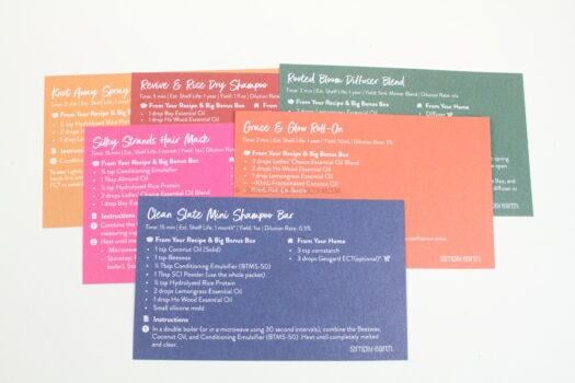 recipe cards